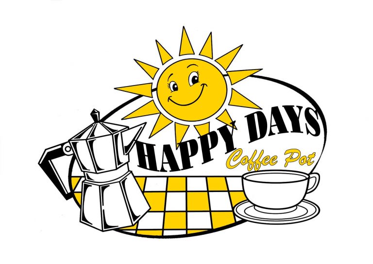 Happy Days Coffee Pot